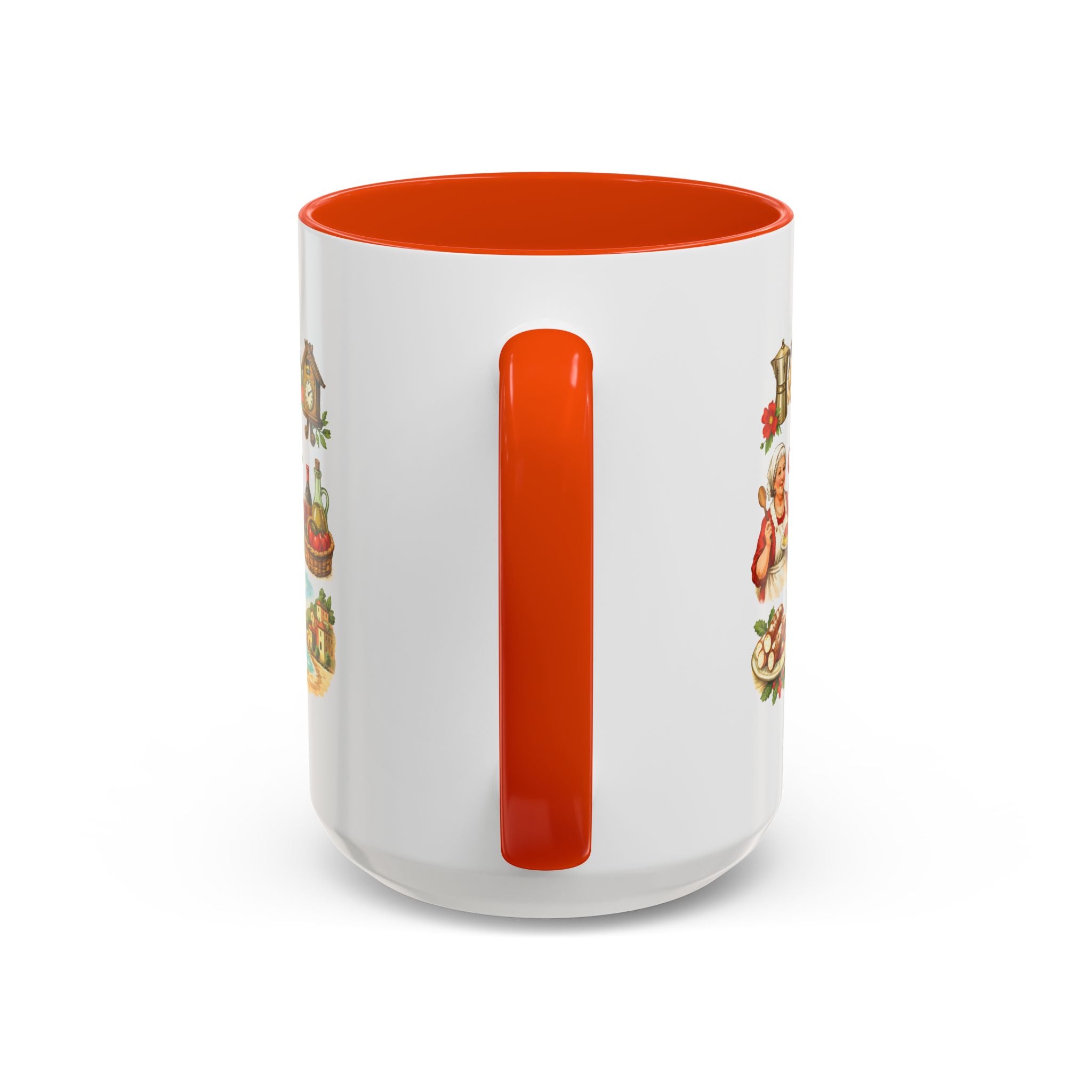 Nonna Holiday mug | Italian grandma kitchen design, vintage food icons