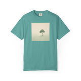 Solitary Tree Minimalist Artwork T-Shirt | Nature Square Print