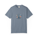 Wildflower Bouquet T-Shirt | Centered Floral Illustration, Daisies & Roses