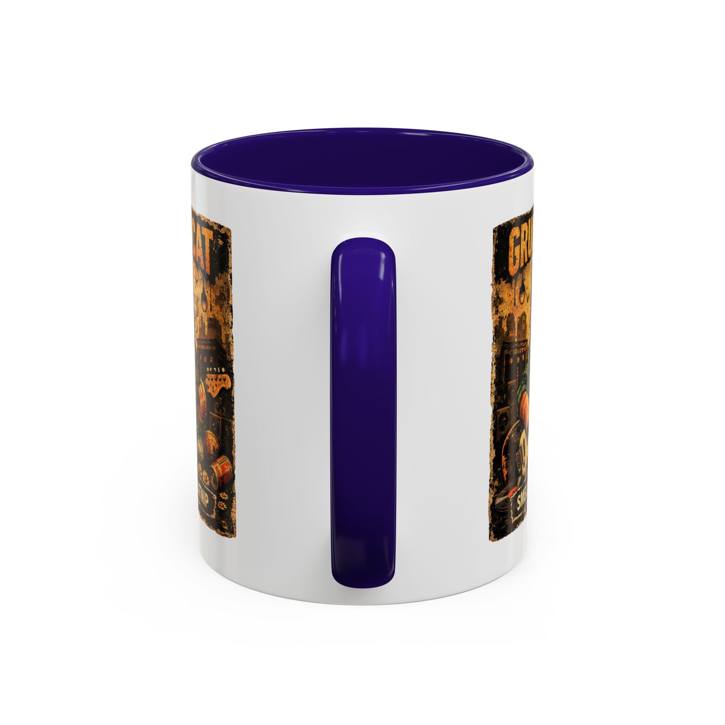 Grunge Cat Smells Like Catnip Mug | Ceramic Coffee Cup