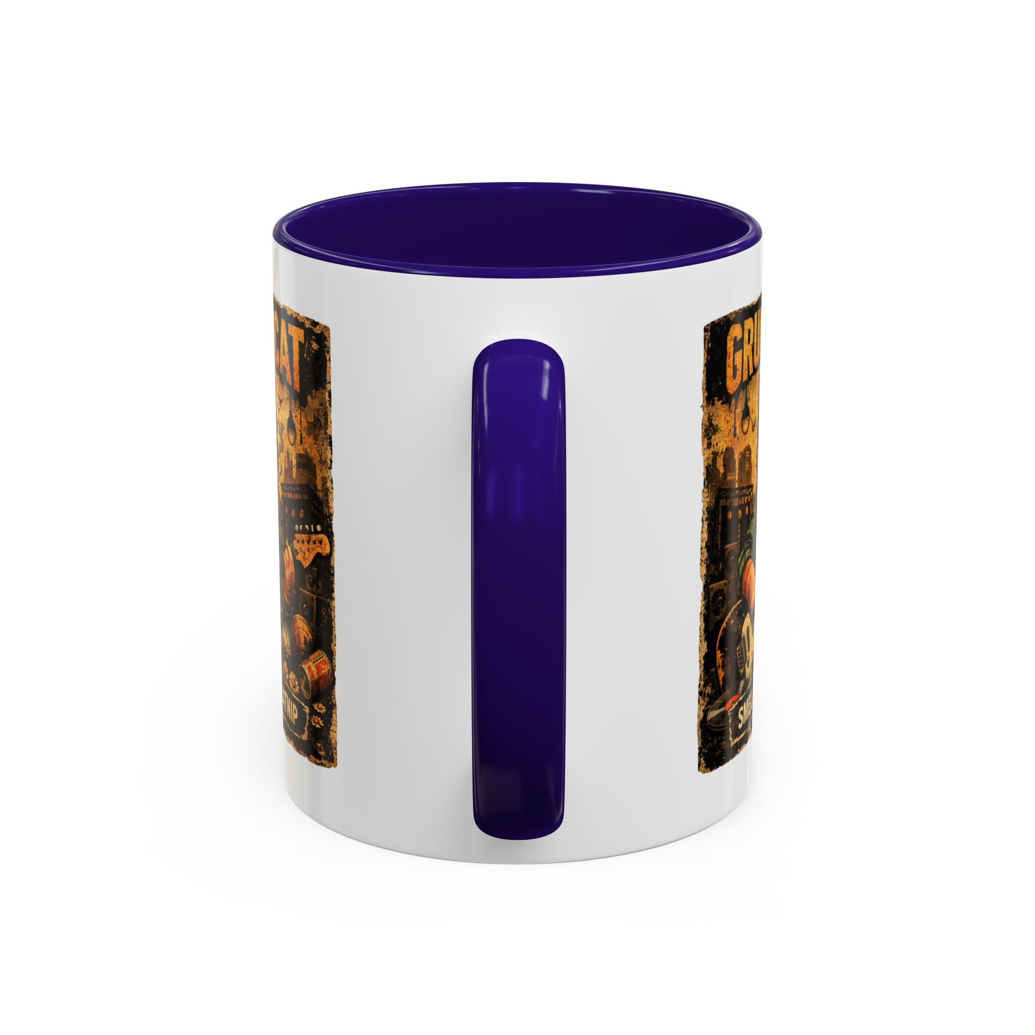 Grunge Cat Smells Like Catnip Mug | Ceramic Coffee Cup