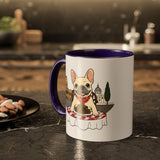 French Bulldog Pasta in Rome Mug | Ceramic Coffee Cup