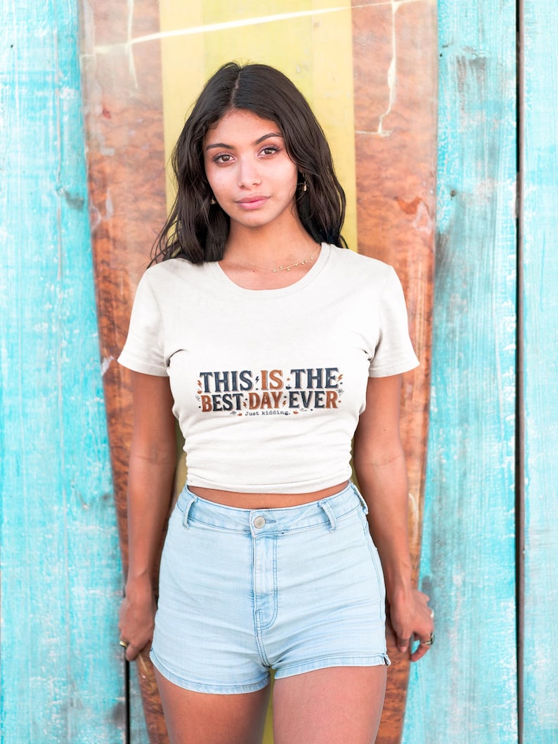 This Is The Best Day Ever shirt | Retro floral typography tee