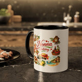 Nonna Holiday mug | Italian grandma kitchen design, vintage food icons