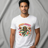 Space Groovy Astronaut T-shirt | Retro Psychedelic Space Art