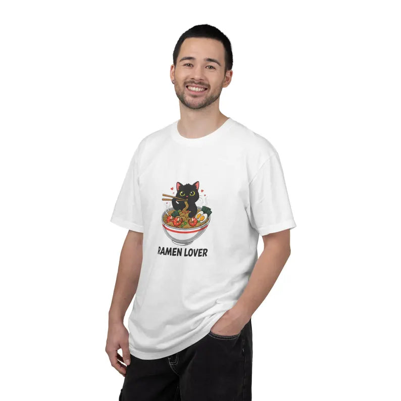 Ramen Cat Garment-Dyed T-shirt