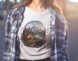 Mountain Camping Adventure T-Shirt | Outdoor Nature Hiking Tee | Wilderness Tent Graphic Shirt | Gift for Hiker Camper |