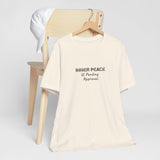 Inner Peace Pending Approval T-Shirt | Minimal Text Tee, White Crewneck